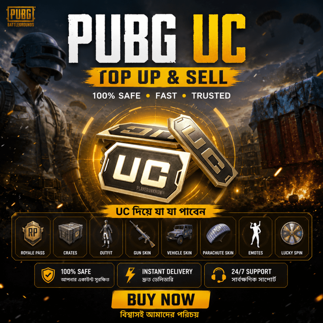 PUBG Mobile UC Top-Up & Sell