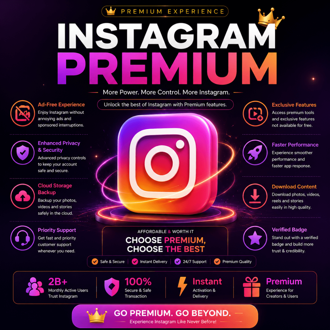 Instagram Premium Subscription – Advanced Creator & Business Features